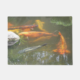 Koi in de Pond Deurmat