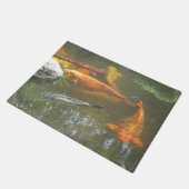 Koi in de Pond Deurmat (Schuin)