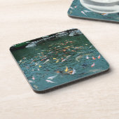 Koi in een Pond Onderzetter (Linkerzijde)