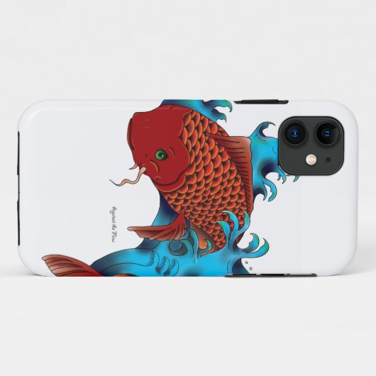 Koi in water Case-Mate iPhone case (Achterkant (horizontaal))