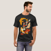 Koi in zwart water t-shirt (Voorkant volledig)