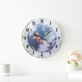 Koi in zwemwater grote klok (Huis)