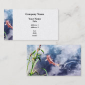 Koi in zwemwater visitekaartje (Voorkant / Achterkant)