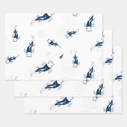 Koi - inpakpapier vel (Set)