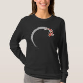 Koi Japanse Enso Circle Carp Fish T-shirt (Voorkant)