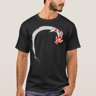 Koi Japanse Enso Circle Carp Fish T-shirt
