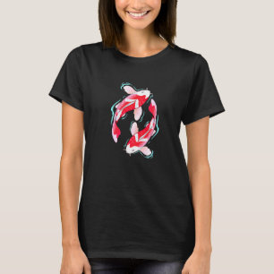 Koi Japanse Nishikigoi Vis Vlindervis Karper T-shirt