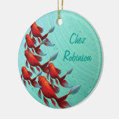 Koi Japanse Oriëntaalse Vis Keramisch Ornament (Links)