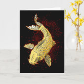 Koi Kaart (Gele Bloem)