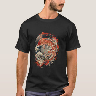 Koi Karper Aziatische Karper Nishikigoi Vis Japans T-shirt