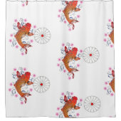 Koi-karper Douchegordijn (Voorkant)