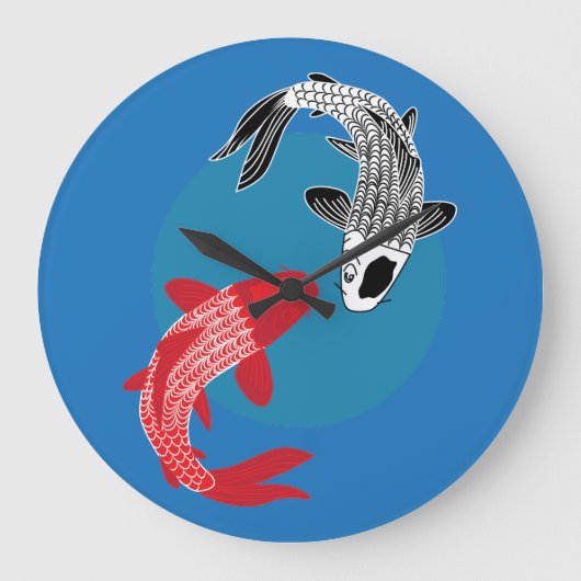 Koi Karper Grote Klok (Voorkant)