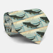 Koi (karper) - Japanse visafdruk van Hiroshige Stropdas (Opgerold)