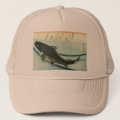 Koi (karper) - Japanse visafdruk van Hiroshige Trucker Pet (Voorkant)