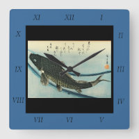 Koi (karper) - Japanse visafdruk van Hiroshige
