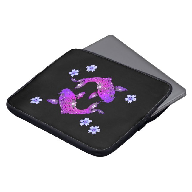 Koi-karper Laptop Sleeve (Voorkant top)