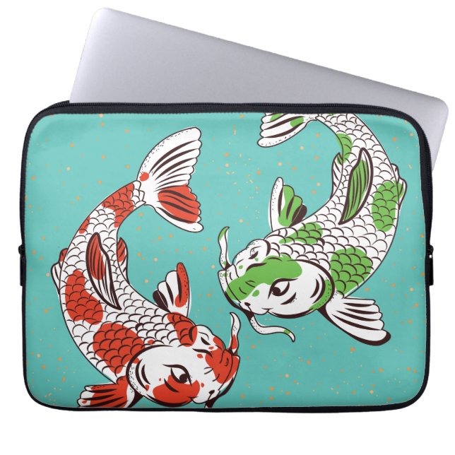 Koi Karper Laptop Sleeve (Voorkant)