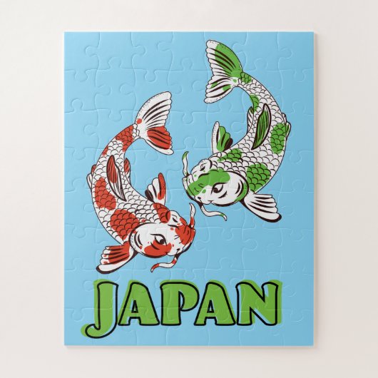 Koi Karper Legpuzzel (Verticaal)