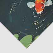 Koi Karper Lotusvijver Sereniteit Tissuepapier (Detail)