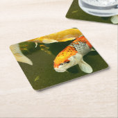 Koi Karper Papier Onderzetter (Schuin)