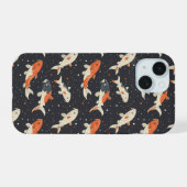Koi Karper Patroon iPhone 15 Case (Achterkant horizontaal)
