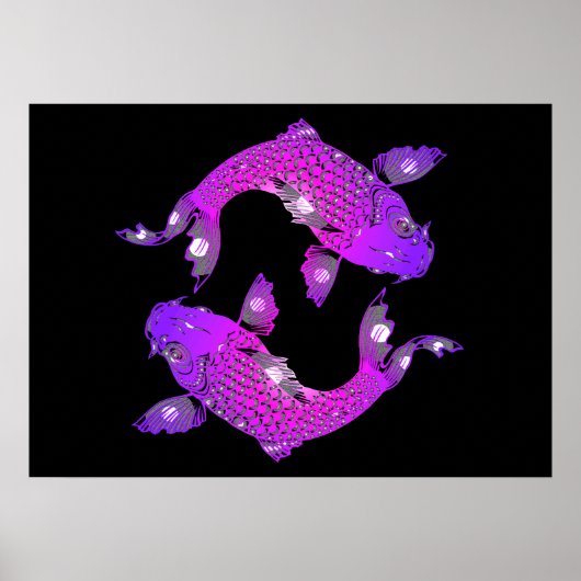 Koi-karper Poster (Voorkant)
