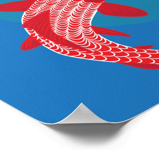 Koi Karper Poster (Hoek)
