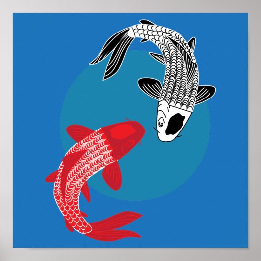Koi Karper Poster (Voorkant)