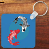 Koi Karper Sleutelhanger (Achterkant)