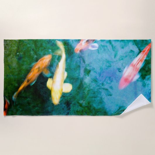 Koi Karper Strandlaken (Voorkant)