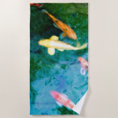 Koi Karper Strandlaken (Voorkant)