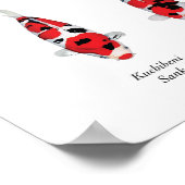 Koi Karper Variëteiten Poster (Hoek)