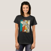 Koi Karper Vintage Koi Vis T-shirt (Voorkant volledig)