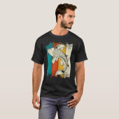 Koi Karper Vintage Koi Vis T-shirt (Voorkant volledig)