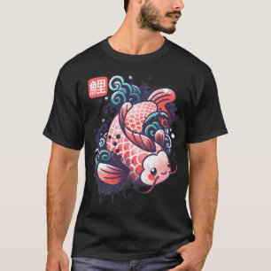koi karper vis aquarel t-shirt