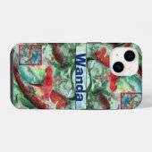 Koi Karper Vissen Schilderij iPhone Hoesje (Achterkant horizontaal)