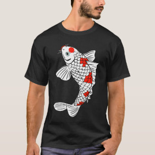 Koi Karper Voor Japanse Vijver Eigenaar Geluksrode T-shirt