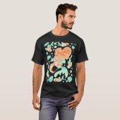 Koi Karper Zeemeermin Illustratie T-shirt (Voorkant volledig)