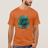 Koi Karper "ZWEMMEN IN VREDE" T-shirt (Voorkant)