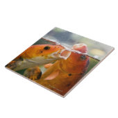 Koi-karpers Tegeltje (Zijkant)