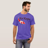 Koi Keeper Butterfly Koi Pond Showa Koi Fish T-shirt (Voorkant volledig)