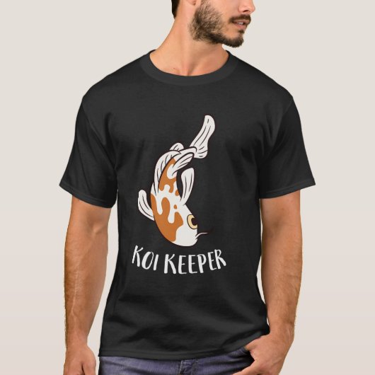 Koi Keeper Japanse Koi Fish Lover T-shirt (Voorkant)