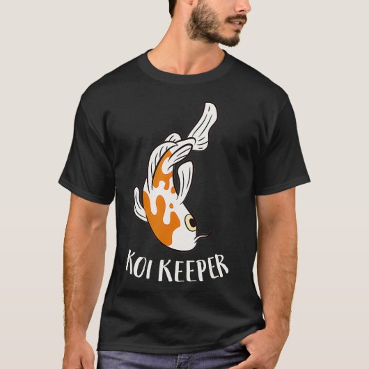 Koi Keeper Japanse Koi Fish Lover T-shirt (Voorkant)