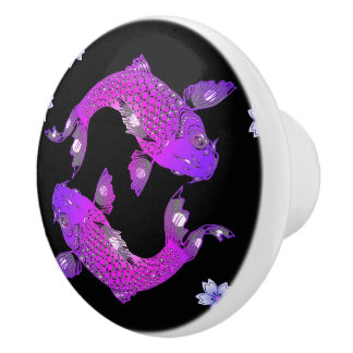 Koi Keramische Knop