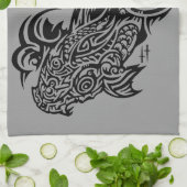 Koi keukenhanddoeken (Gevouwen)