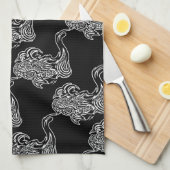 Koi keukenhanddoeken (Quarter Fold)