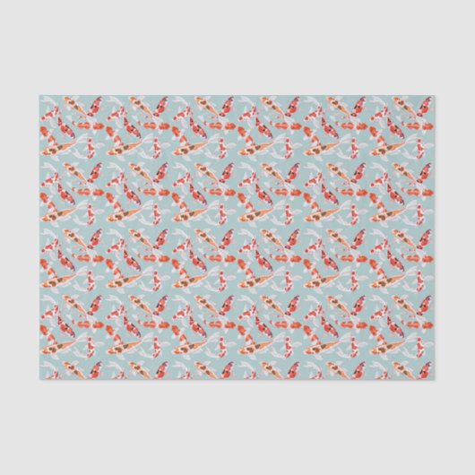 Koi - kleine afdruk tissuepapier (Voorkant)