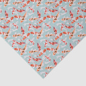 Koi - kleine afdruk tissuepapier (Detail)