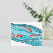 KOI KOI KOI BRIEFKAART (Staand voorkant)