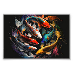 Koi, Koi Vis, Kunstdruk, Poster